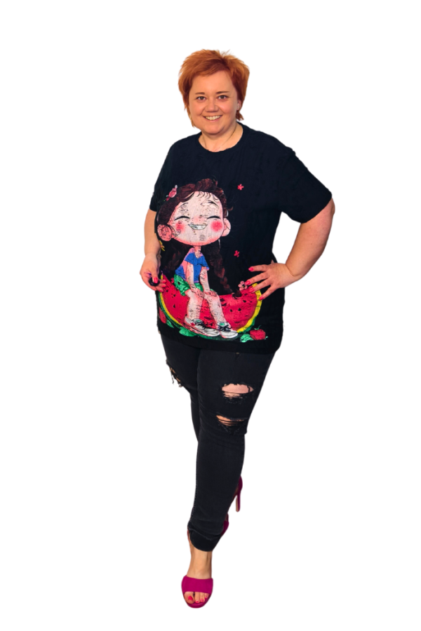 Tričko Fly s potrhaným efektom